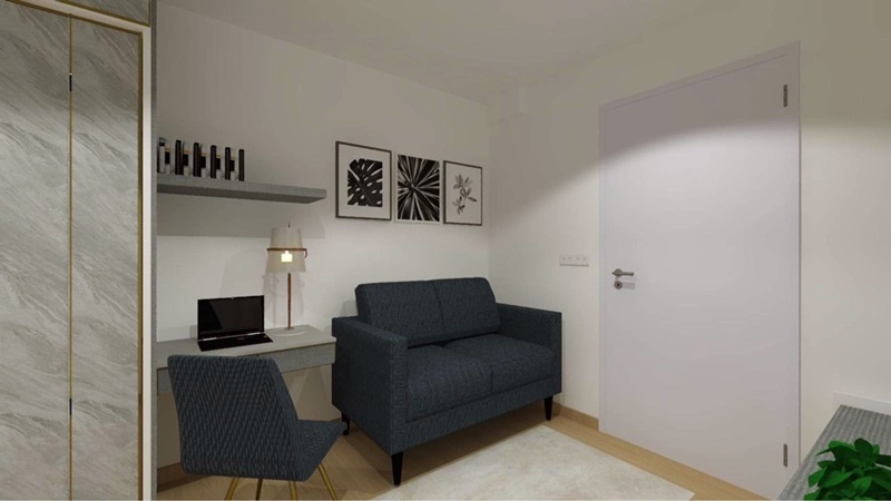 ให้เช่าคอนโดไลฟ์ อโศก ไฮป์ พื้นที่ 27 ตร.ม. ห้องสตูดิโอ เช่า 16,000 บ/ด