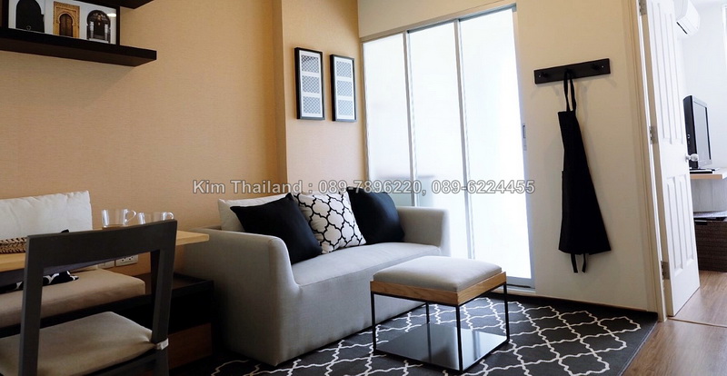 ให้เช่าคอนโด ยู ดีไลท์ @ หัวหมาก สเตชั่น พื้นที่ 31 ตร.ม. 1 ห้องนอน เช่า 13,000 บ/ด
