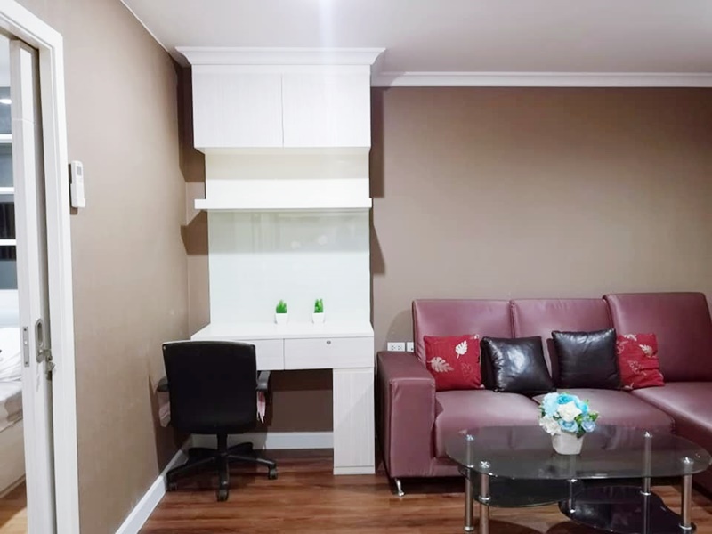 ให้เช่าคอนโด ลุมพินี เพลส พระราม 9 พื้นที่ 34 ตร.ม. 1 ห้องนอน เช่า 14,000 บ/ด