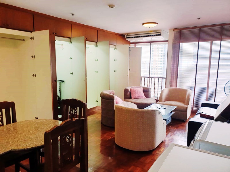 ให้เช่าคอนโด สีลม สวีท พื้นที่ 54 ตรม. 1 ห้องนอน ให้เช่า 18,000 บ/ด