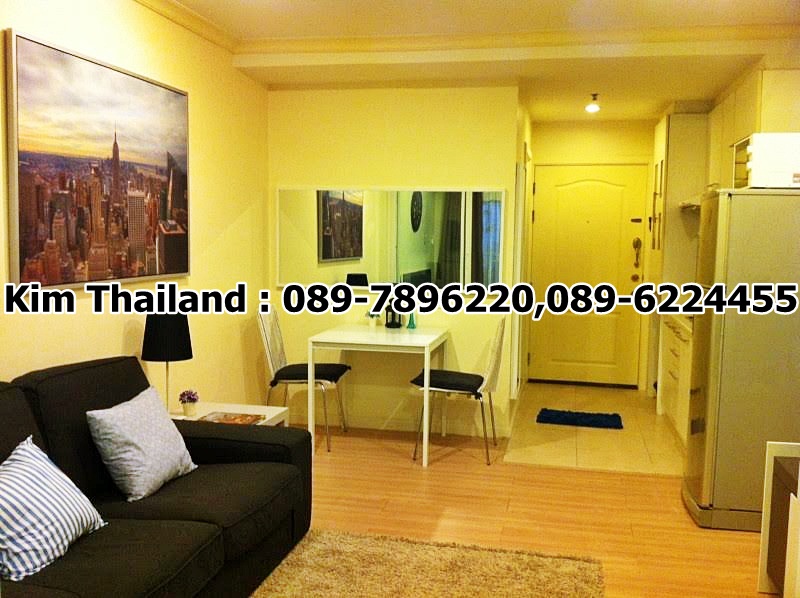 ให้เช่าคอนโด แกรนด์ พาร์ค วิว อโศก พื้นที่ 46 ตร.ม. 1 ห้องนอน เช่า 23000บ/ด