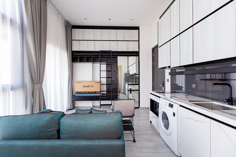 ให้เช่าคอนโด เดอะไลน์ สุขุมวิท 101 พื้นที่ 32.75 ตร.ม. 1 ห้องนอน เช่า 18,000 บ/ด