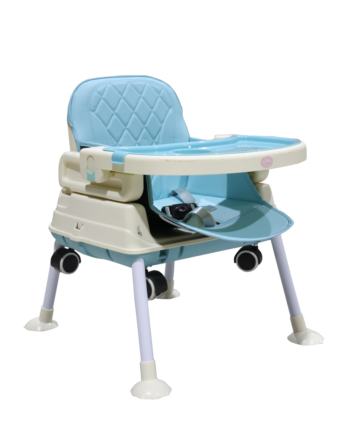 Minana เก้าอี้ทานข้าว สำหรับเด็ก รุ่น 5 in 1 มีล้อ มีด้ามเข็น