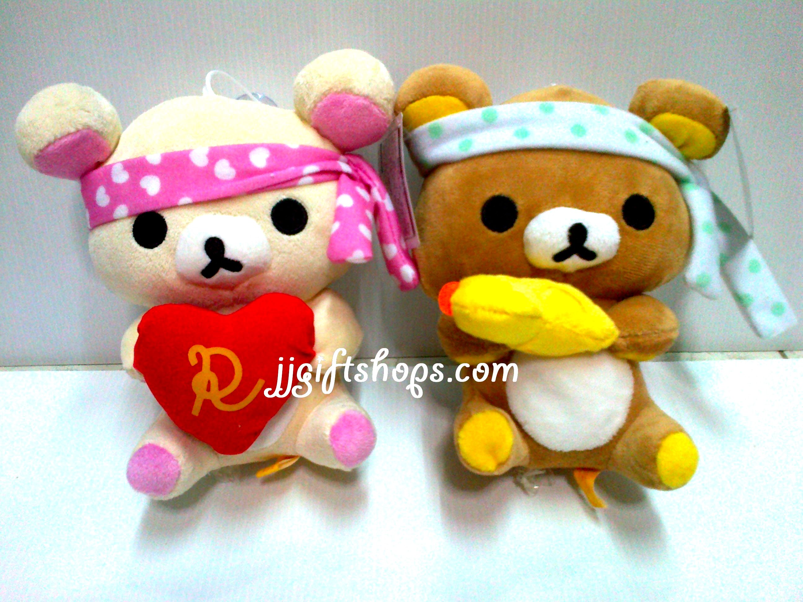 ตุ๊กตาหมี เซ็ตคู่ ริลัคคุมะ และ โคริลัคคุมะ ขนาด 7 นิ้ว