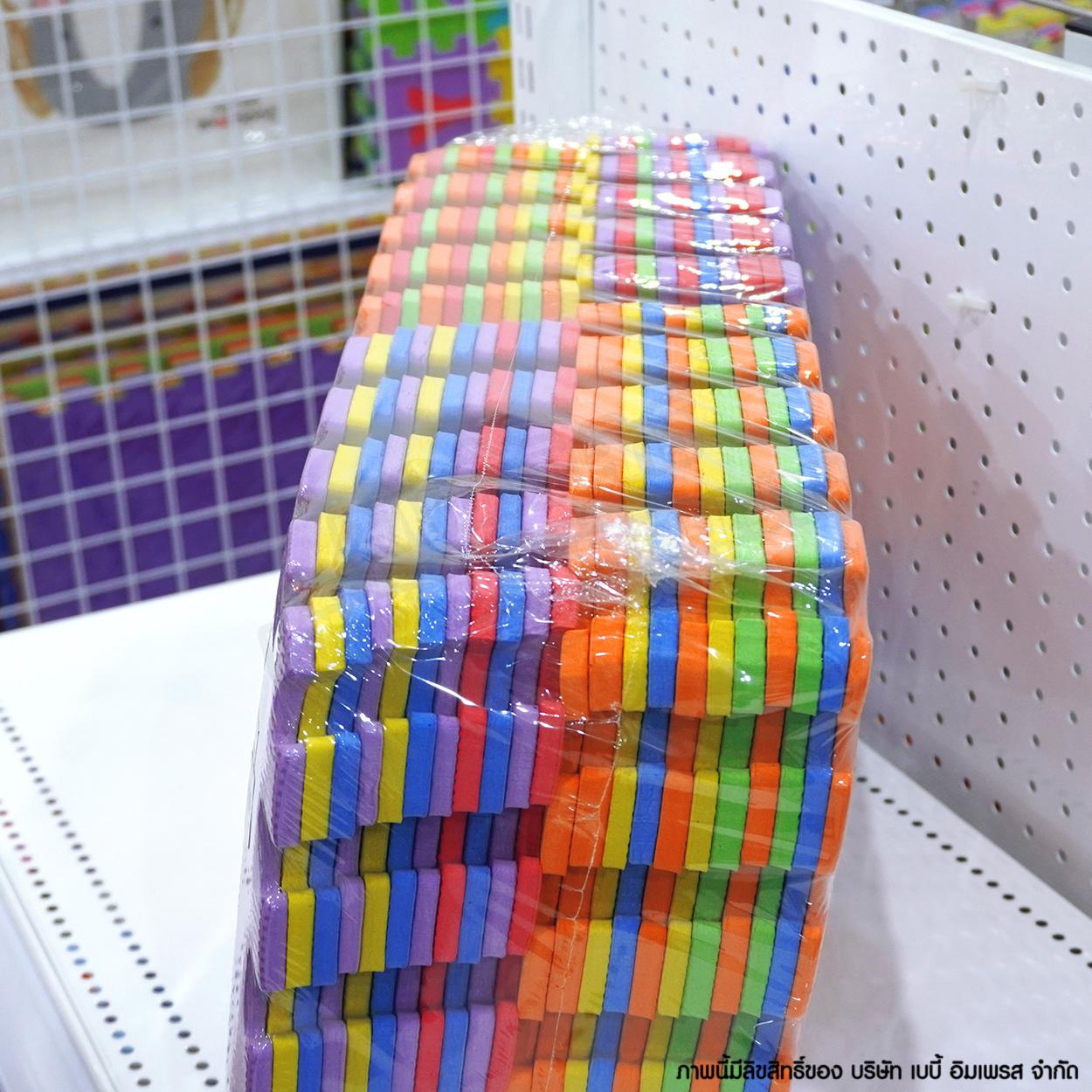 แผ่นรองคลาน พยัญชนะไทย แผ่นรองคลานจิ๊กซอว์ ก-ฮ 44 แผ่น