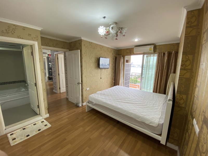 ให้เช่าคอนโด ลุมพินี พาร์ค ริเวอร์ไซด์-พระราม 3 พื้นที่ 64 ตร.ม. 2 ห้องนอน เช่า 22,000 บ/ด