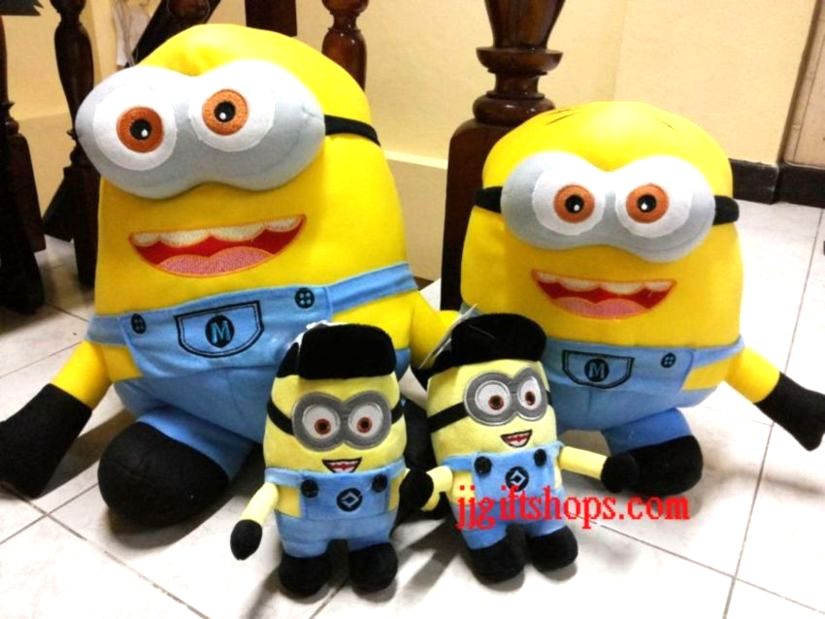 ตุ๊กตามินเนียน Minion 2 ตา ขนาด 35 cm , ขนาด 45 cm ส่งฟรีems