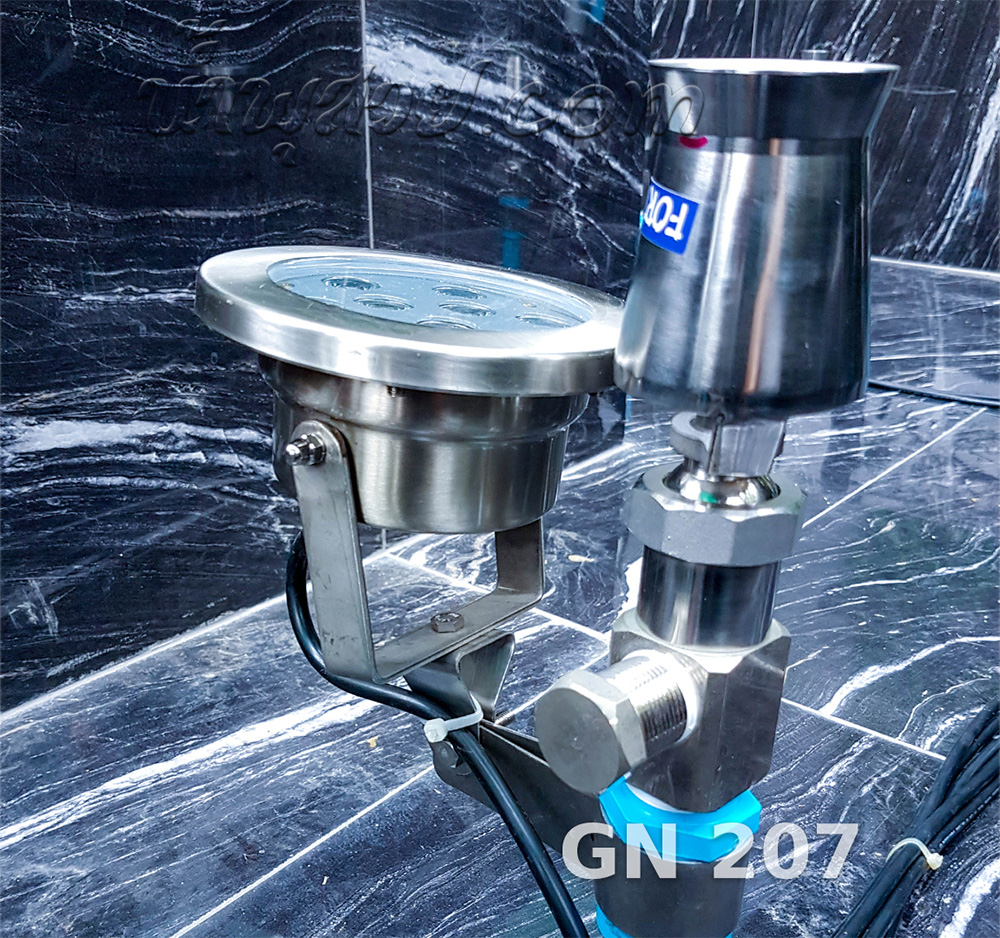 น้ำพุต้นสน บ่อทรงสี่เหลี่ยม คุณกอล์ฟ บ้าน นันทวัน พระราม9 - ศรีนครินทร์