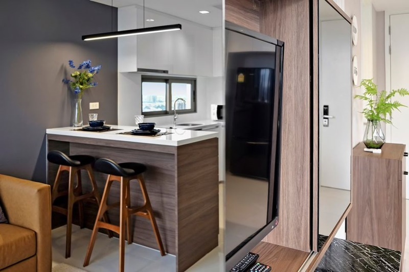 ให้เช่าคอนโด นารา 9 พื้นที่ 43 ตร.ม. 1 ห้องนอน ให้เช่า 30,000 บ/ด