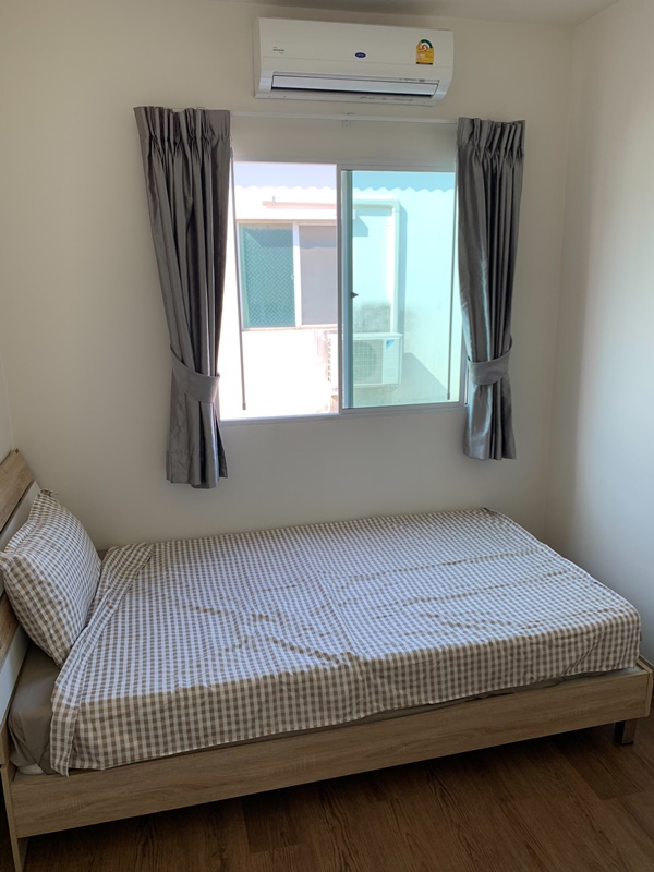 ให้เช่าทาวน์เฮ้าส์ 2 ชั้น ย่านพัฒนาการ 38 พื้นที่ 19 ตรว. 3 ห้องนอน เช่า 22,000 บ/ด