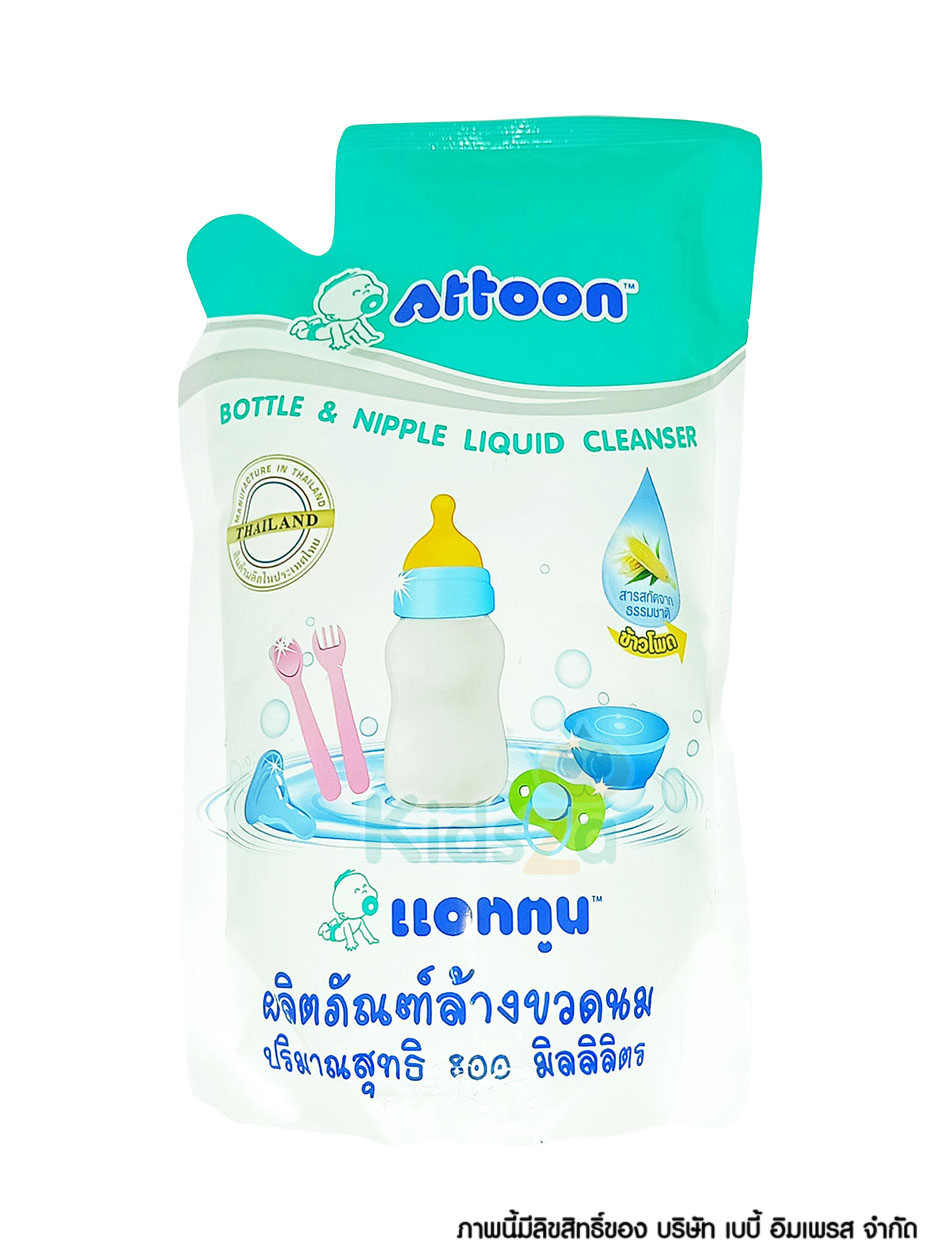 Attoon ผลิตภัณฑ์ล้างขวดนม ถุงเติม 800ml.