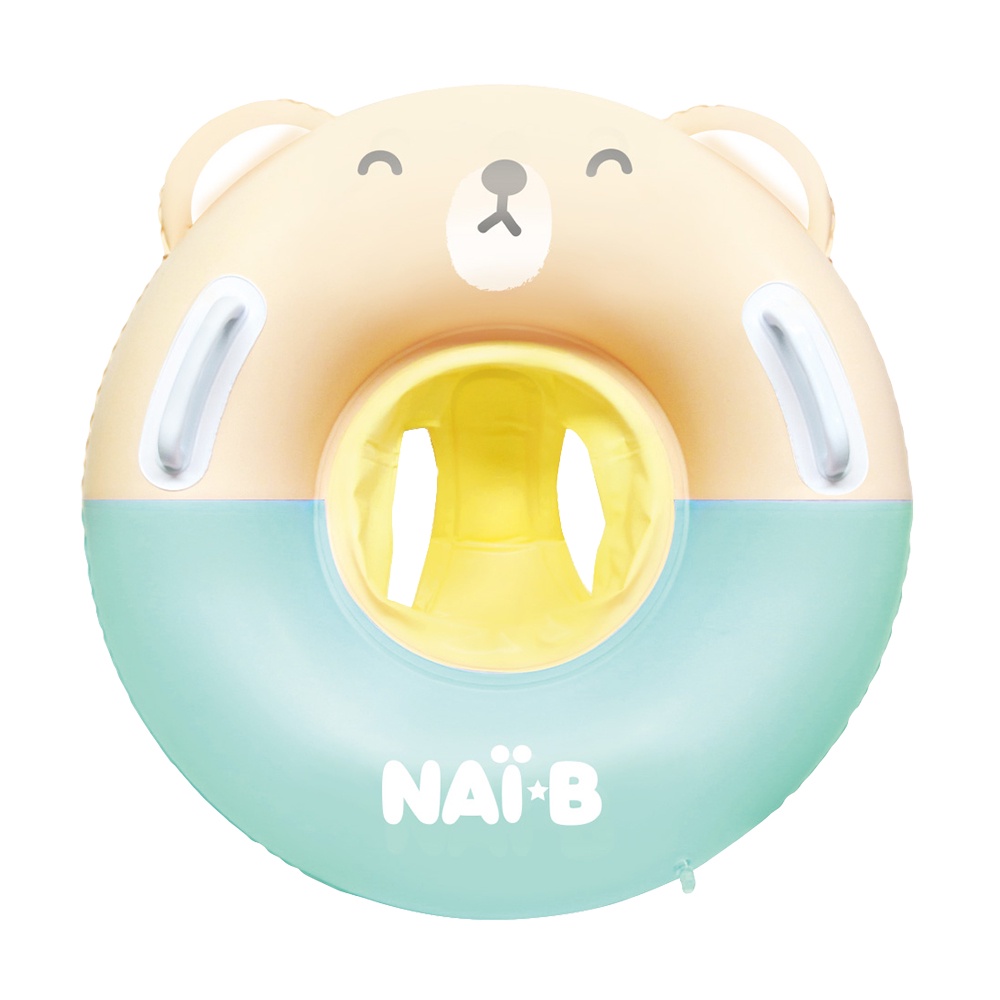 NAI-B CUSHION BABY WALKER TUBE ห่วงยาง ทรงกลม ลายหมี สำหรับเด็ก