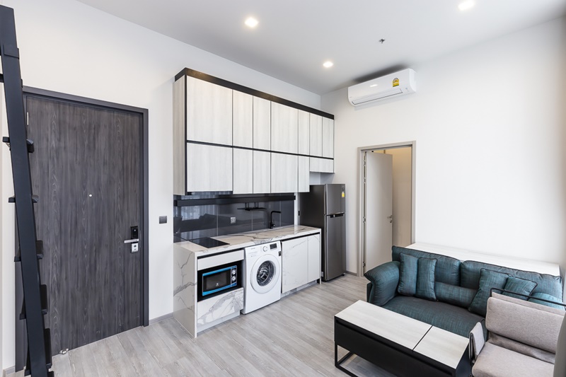 ให้เช่าคอนโด เดอะไลน์ สุขุมวิท 101 พื้นที่ 32.02 ตร.ม. 1 ห้องนอน เช่า 17,000 บ/ด