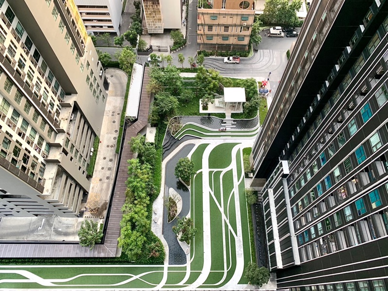 ให้เช่าคอนโด ไลฟ์ อโศก - พระราม 9 พื้นที่ 28 ตร.ม. 1 ห้องนอน เช่า 14,000 บ/ด