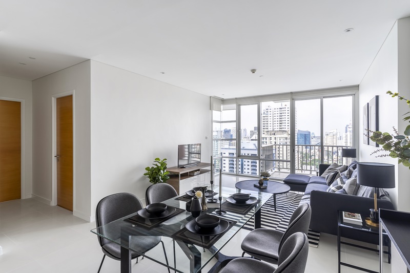 ให้เช่าคอนโด ฟูลเลอตัน สุขุมวิท พื้นที่ 96 ตร.ม. 2 ห้องนอน เช่า 72,000 บ/ด