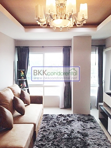 คอนโด ให้เช่า คอนโด เดอะ ลิฟวิ่ง คอนโด (บ่อวิน) ตึก A ชั้น 4 พื้นที่ 45 ตรม. วิวสวน 1 ห้องนอน