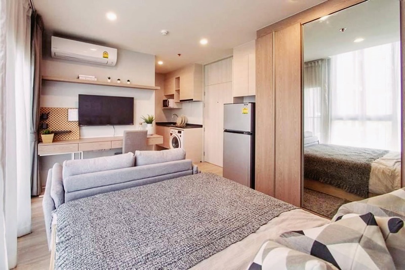 ให้เช่าคอนโด โนเบิล รีวอลฟ์ รัชดา 2 พื้นที่ 23 ตร.ม. สตูดิโอ เช่า 16,000 บ/ด