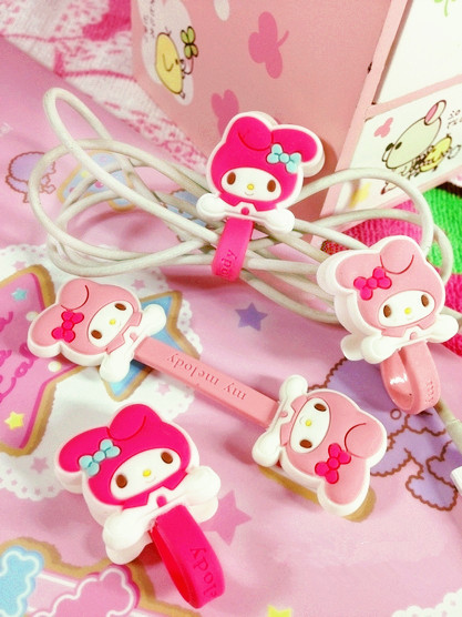 ที่พันสายหูฟัง ลายเมโลดี้ 1 แพ๊คมี 2 ชิ้น