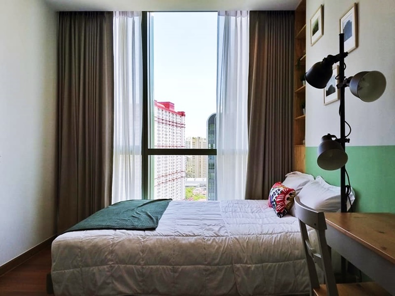 ให้เช่าคอนโด วิช ซิกเนเจอร์ มิดทาวน์ สยาม พื้นที่ 35 ตร.ม. 1 ห้องนอน ให้เช่า 24,000 บ/ด