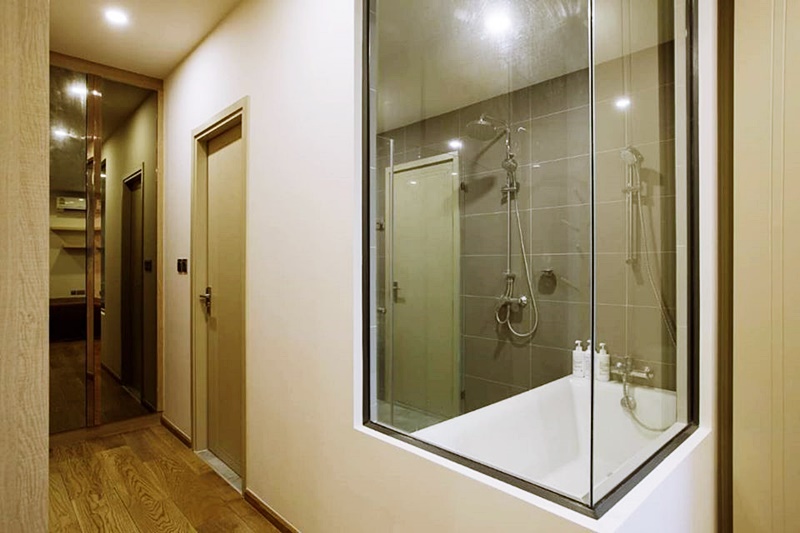 ให้เช่าคอนโด คิว ชิดลม-เพชรบุรี พื้นที่ 45 ตร.ม. 1 ห้องนอน เช่า 28,000 บ/ด