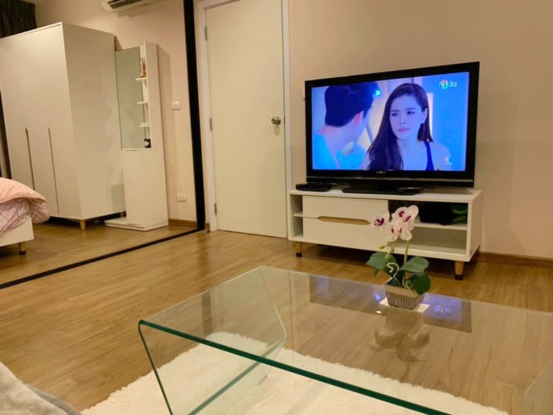 ให้เช่าคอนโด เดอะ ทรี อินเตอร์เชนจ์ พื้นที่ 36 ตร.ม. 1 ห้องนอน เช่า 12,000 บ/ด