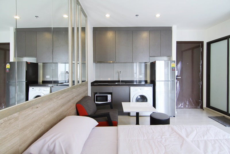 ให้เช่าคอนโด ริทึ่ม อโศก 1 พื้นที่ 22 ตร.ม. สตูดิโอ เช่า 14,000 บ/ด