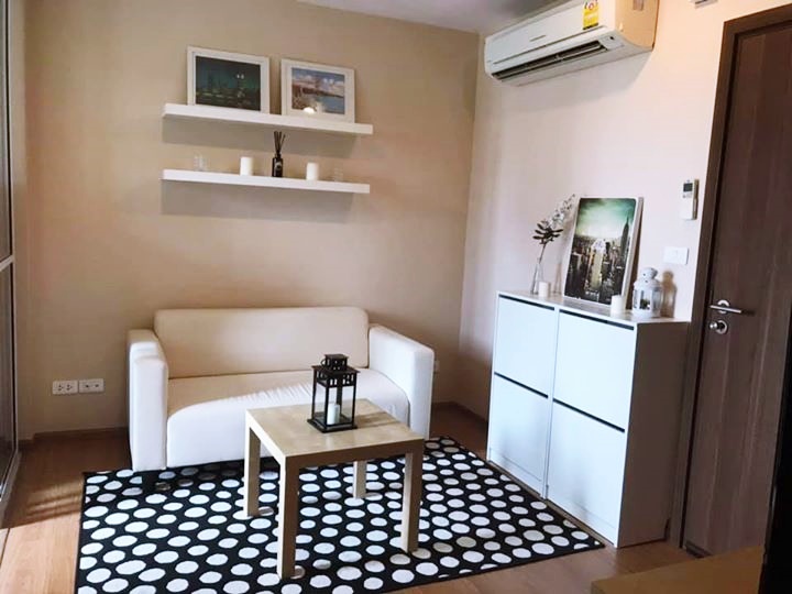 ให้เช่าคอนโด เดอะ เบส สุขุมวิท 77 พื้นที่ 30.36 ตร.ม. 1 ห้องนอน เช่า14,000 บ/ด