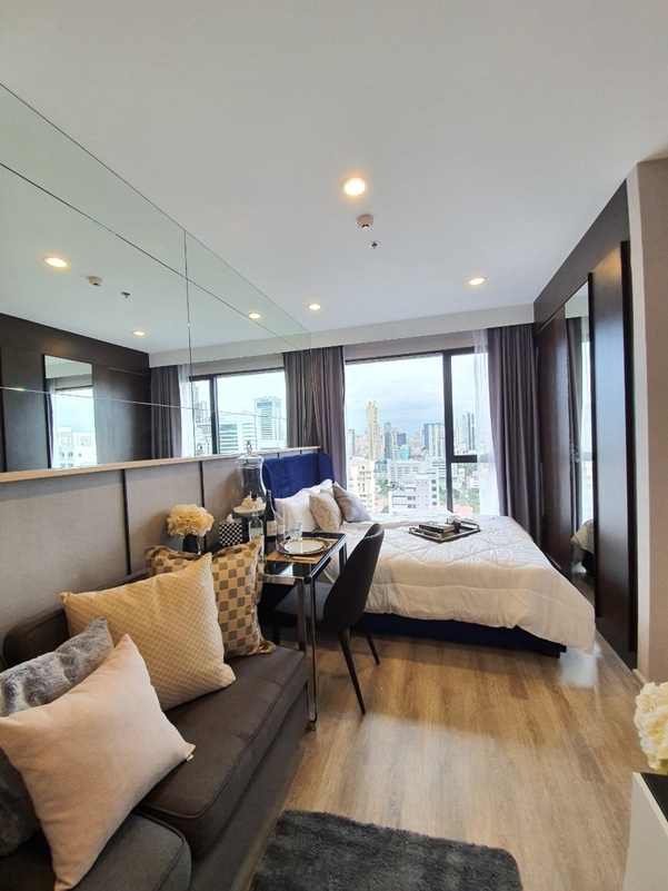 ให้เช่าคอนโด ไอดีโอ โมบิ อโศก พื้นที่ 28 ตร.ม. ห้องสตูดิโอ เช่า 16,000 บ/ด ลดเหลือ 14,000 บ/ด