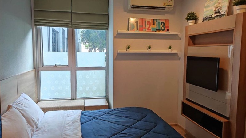 ให้เช่าคอนโด ริทึ่ม สุขุมวิท 50 พื้นที่ 35 ตร.ม. 1 ห้องนอน เช่า 18,000 บ/ด