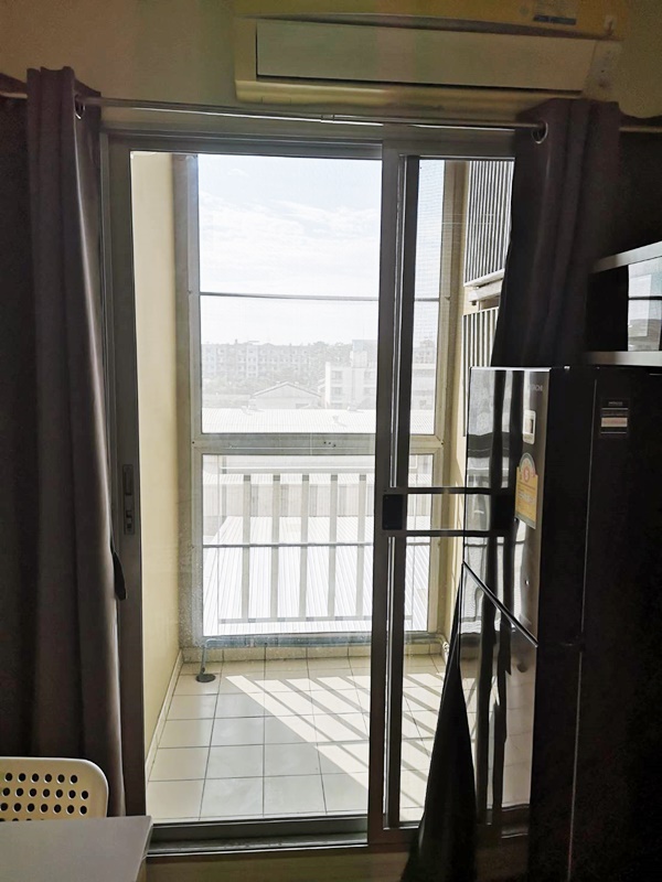 ให้เช่าลุมพินี คอนโดทาวน์ รามอินทรา-นวมินทร์ พื้นที่ 25 ตร.ม. 1 ห้องนอน เช่า 6,500 บ/ด