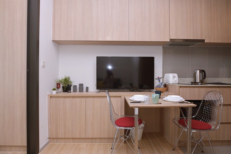 ให้เช่า เอ็ม จตุจักร พื้นที่ 28.75 ตร.ม. 1 ห้องนอน เช่า 15,000 บ/ด