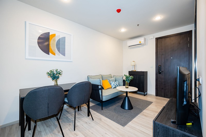 ให้เช่าคอนโด เอ็กซ์ที ห้วยขวาง พื้นที่ 34.97 ตร.ม. 1 ห้องนอน เช่า 19,000 บ/ด