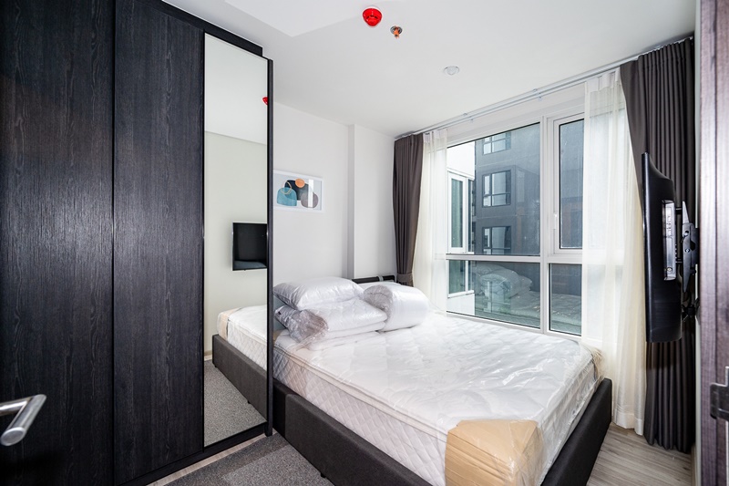 ให้เช่าคอนโด เอ็กซ์ที ห้วยขวาง พื้นที่ 35.09 ตร.ม. 1 ห้องนอน เช่า 16,500 บ/ด