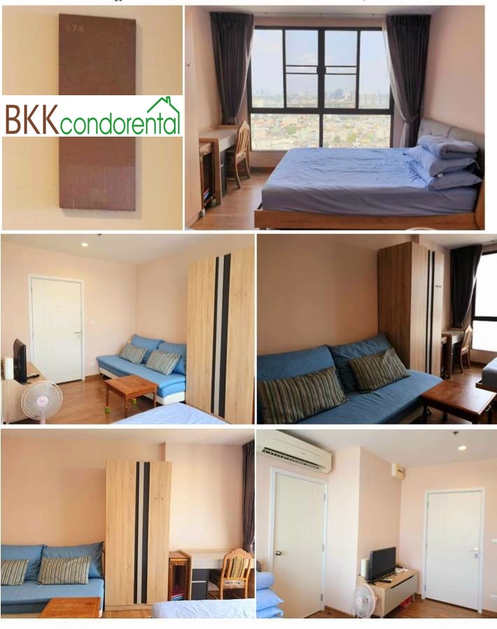 ขาย/ให้เช่าคอนโด เดอะ ทรี อินเตอร์เชนจ์ 23 ตร.ม. ห้องคูเปอร์ เช่า 7,500 บ/ด ขาย 2.25 ล.