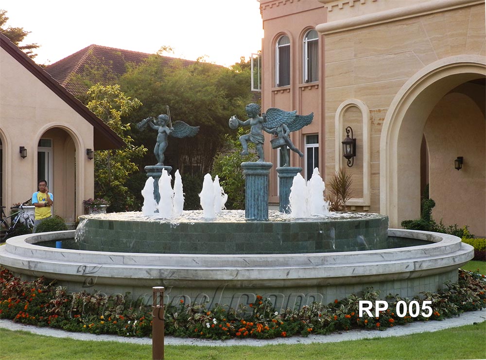 บ่อน้ำพุประติมากรรมคิวปิด ดนตรี