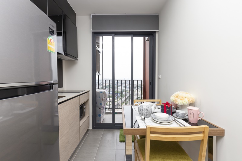 ให้เช่า เดอะ เบส การ์เดน พระราม 9 พื้นที่ 31.83 ตรม. 1 ห้องนอน เช่า 11,000 บ/ด