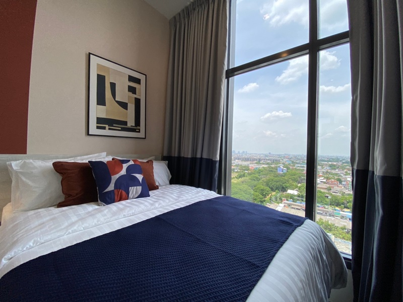 ให้เช่าคอนโด เดอะไลน์ สุขุมวิท 101 พื้นที่ 32.73 ตร.ม. 1 ห้องนอน เช่า 18,000 บ/ด