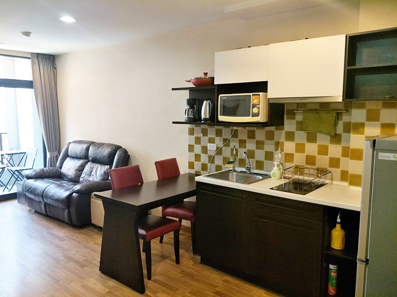 ให้เช่าคอนโด บ้านนวธารา พื้นที่ 33 ตร.ม. 1 ห้องนอน เช่า 8,500 บ/ด