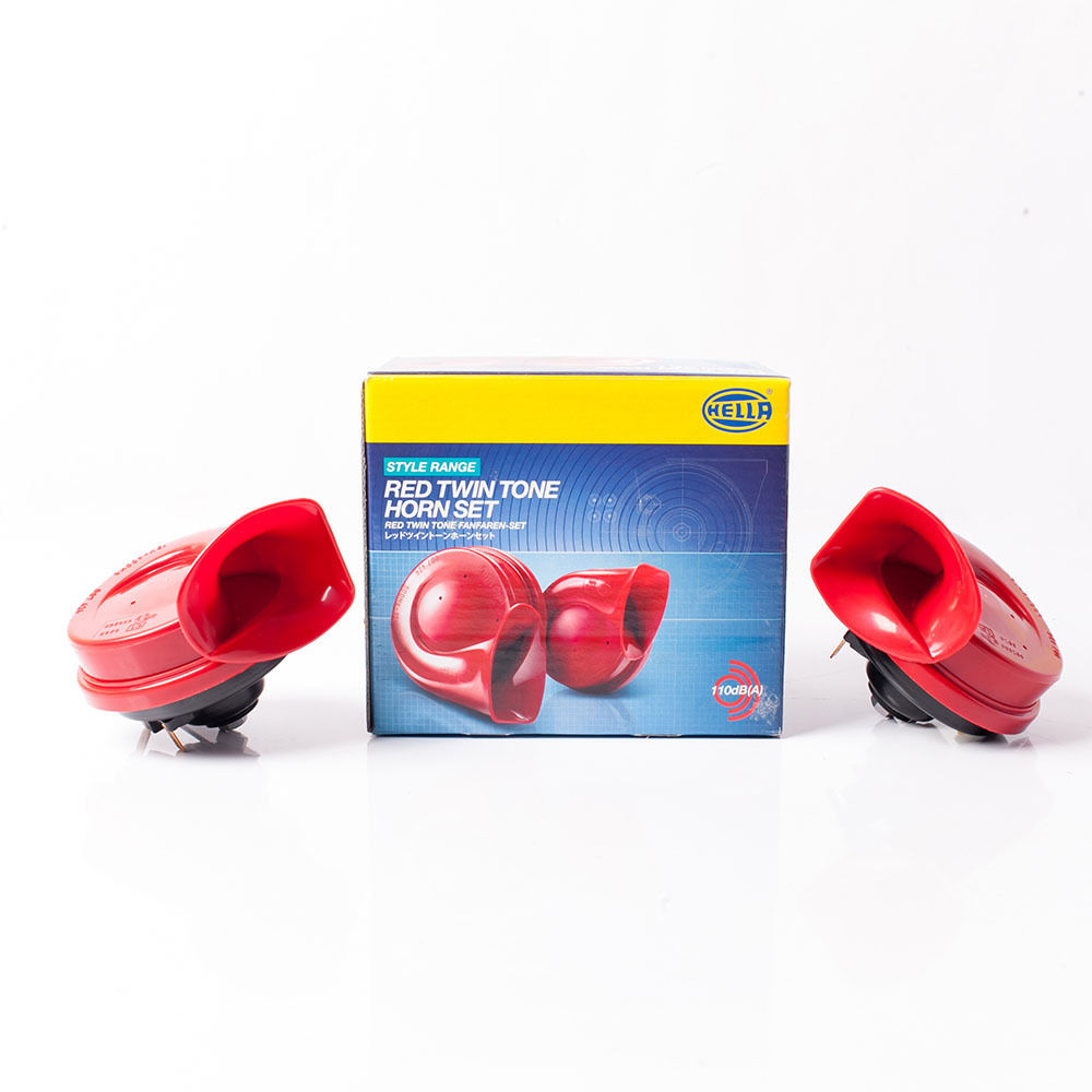 Hella แตร รถยนต์ 12V 110db (Red)