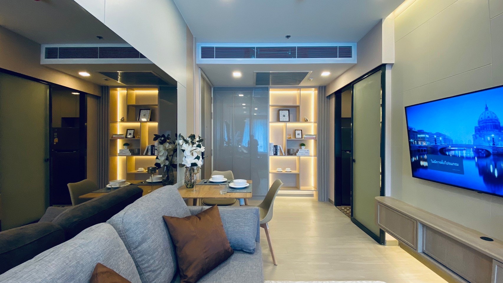 ให้เช่าคอนโด วันไนน์ไฟว์ อโศก - พระราม 9 พื้นที่ 36 ตร.ม. 1 ห้องนอน