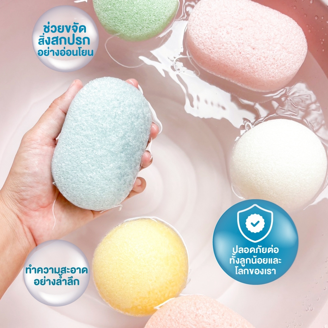 Bubble Beans อ่างอาบน้ำเด็กมีขาตั้ง เบาะเปลี่ยนผ้าอ้อม ที่ยืนอาบน้ำ ฟองน้ำ สำหรับเด็ก