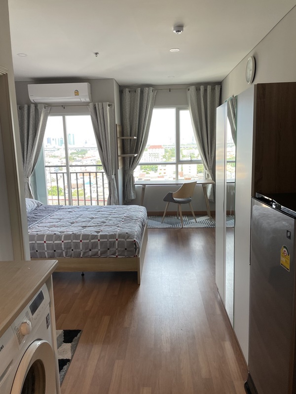 ให้เช่าคอนโด ลุมพินี เพลส เตาปูน อินเตอร์เชนจ์ พื้นที่ 23 ตร.ม. สตูดิโอ เช่า 8,500 บ/ด