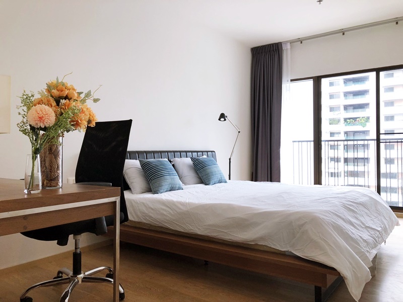 ให้เช่าคอนโด โนเบิล รีไฟน์ 55 ตร.ม. 1 ห้องนอน เช่า 30,000 บ/ด