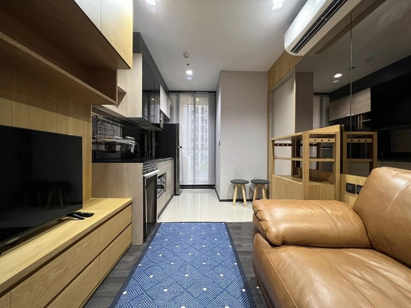 ให้เช่าคอนโด เดอะ ไลน์ อโศก-รัชดา พื้นที่ 28 ตร.ม. 1 ห้องนอน เช่า 16,000 บ/ด