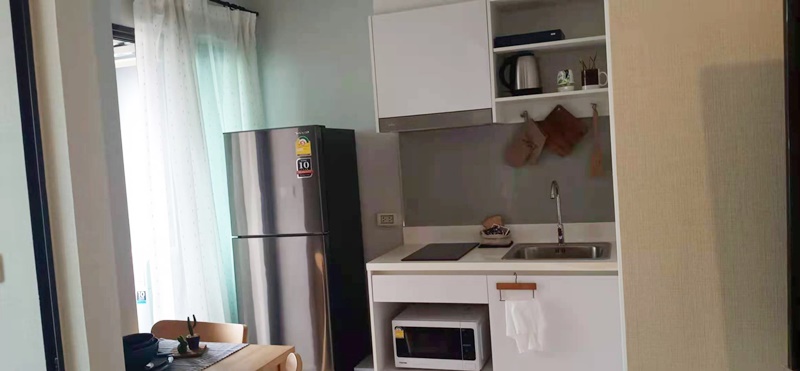 ให้เช่าตอนโด เดอะ ไพรเวซี่ พระราม 9 พื้นที่ 23.50 ตรม. 1 ห้องนอน เช่า 8,500 บ/ด