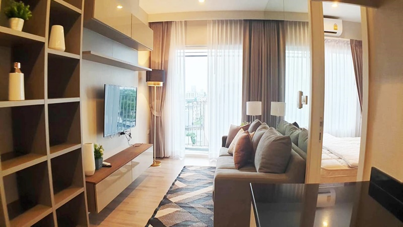 ให้เช่าคอนโด ไลฟ์ สุขุมวิท 48 พื้นที่ 34 ตร.ม. 1 ห้องนอน เช่า 18,500 บ/ด