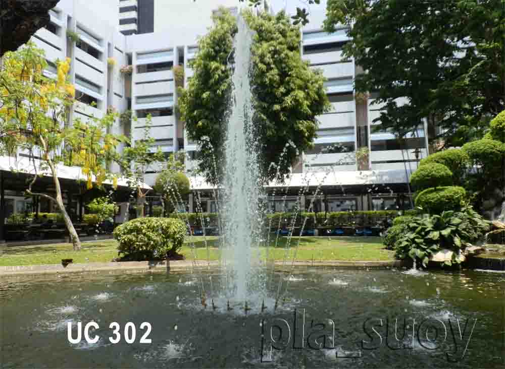 ชุดน้ำพุ ขาตั้ง ที่ มหาวิทยาลัย หอการค้า