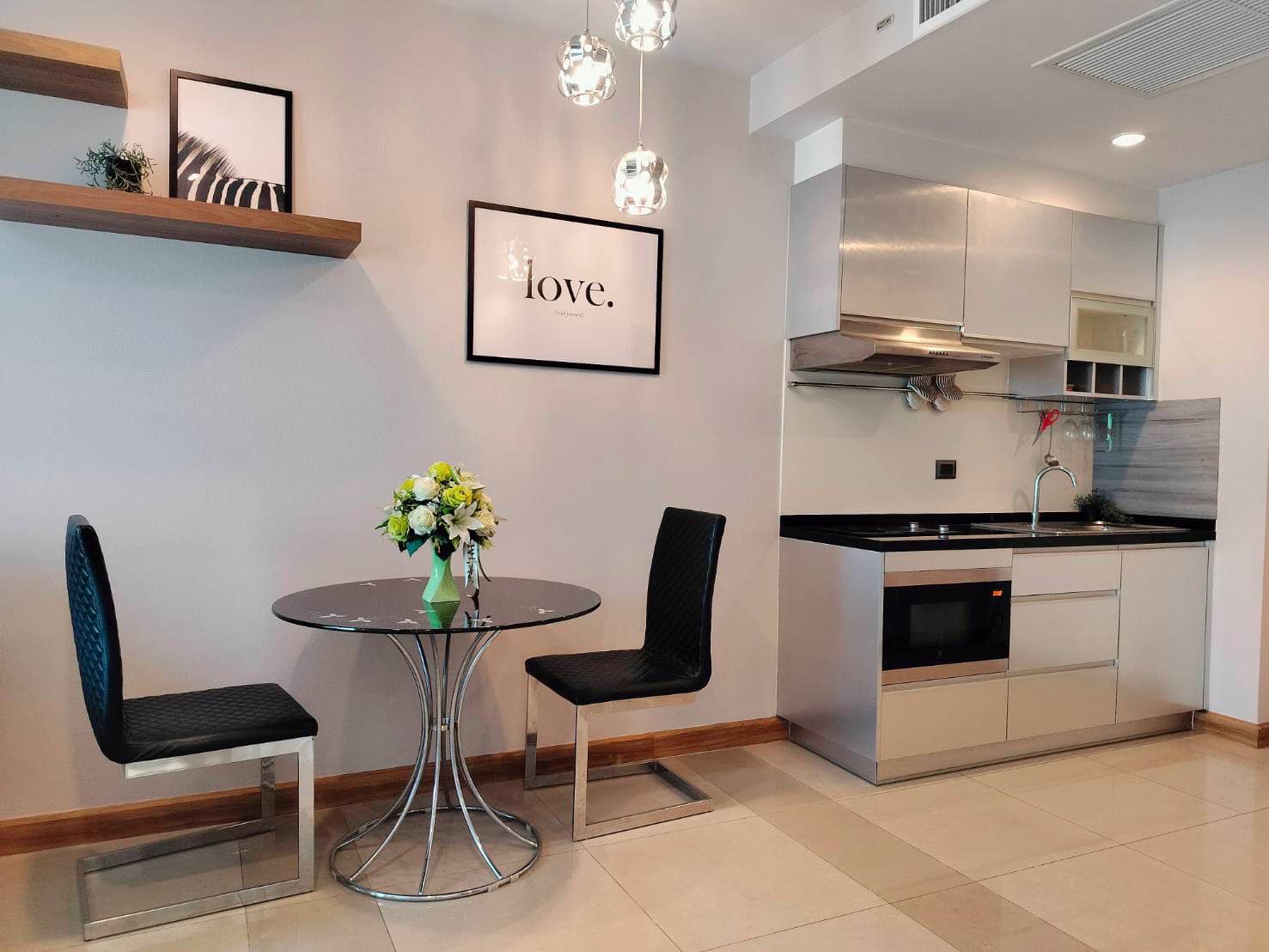 ให้เช่าคอนโด ศุภาลัย เวลลิงตัน พื้นที่ 47 ตรม. 1 ห้องนอน ราคาเช่า 23,000 /เดือน