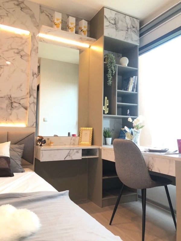 ให้เช่าคอนโด ไลฟ์ สุขุมวิท 62 พื้นที่ 25 ตร.ม. 1 ห้องนอน เช่า 12,000 บ/ด