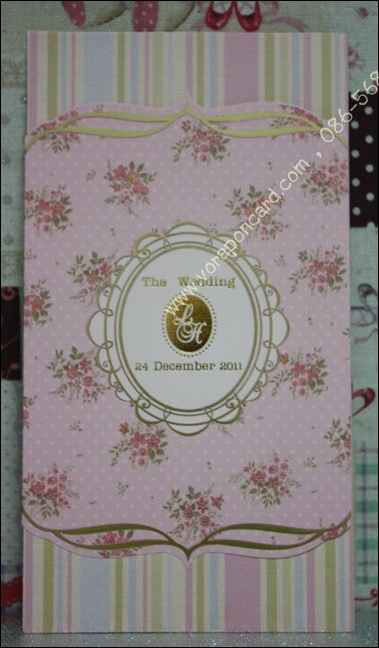 การ์ดแต่งงาน 3 พับ